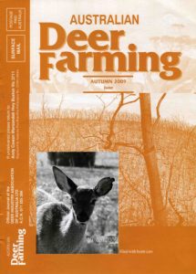 Australian Deer Farming Magazine Cover 2009 06