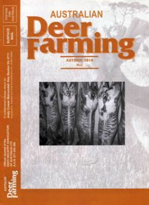 Australian Deer Farming Magazine Cover 2010 05
