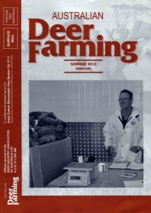 Australian Deer Farming Magazine Cover 2012 02