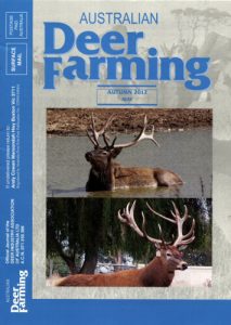 Australian Deer Farming Magazine Cover 2012 05