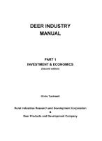 DEER INDUSTRY MANUAL PART ONE