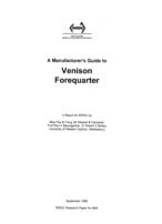 MANUFACTURERS GUIDE TO VENISON FOREQUARTER