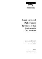 NEAR INFRARED REFLECTANCE SPECTROSCOPY-APPLICATIONS IN DEER NUTRITION