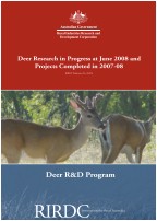 RESEARCH IN PROGRESS-2007-2008