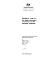VENISON QUALITY