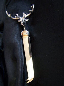 stag head cheese knife