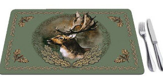 wildzone placemats fallow deer