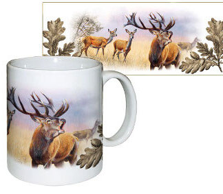 wildzone red deer ceramic mug
