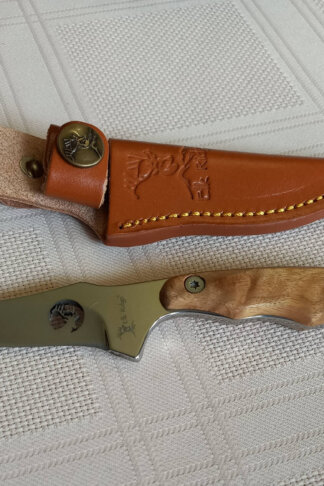 Elk Ridge Maple Full Tang Skinner Bowie Knife