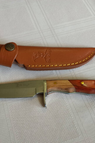 Elk Ridge Skinner Hunting Knife with leather Sheath