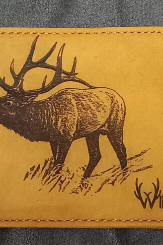 Elk Bull Men's Leather Wallet