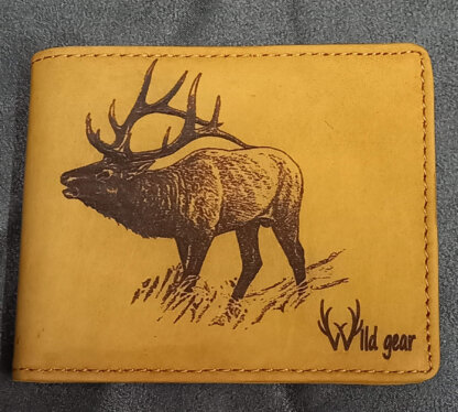 Elk Bull Men's Leather Wallet