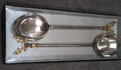 Golden Stag Salad Serving Set