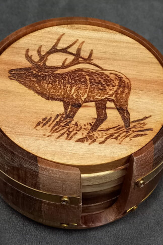 Stag Coaster Set