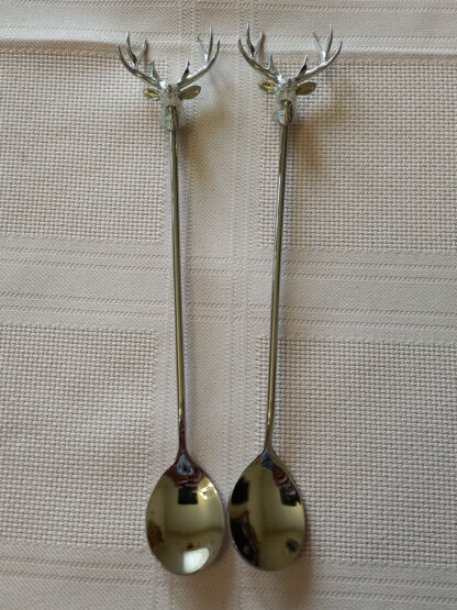 stag head design spoon